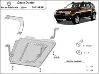 Scut metalic pentru rezervor Dacia Duster II 2013-2017