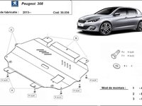 Scut metalic Peugeot 308/3008 incepand cu 2013