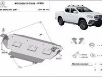 Scut metalic radiator Mercedes X-Class W470 2017-prezent