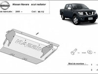 Scut metalic radiator Nissan Navara D40 2005-2016