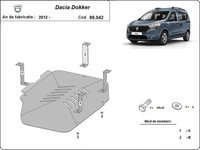 Scut metalic rezervor Dacia Dokker 2012-prezent