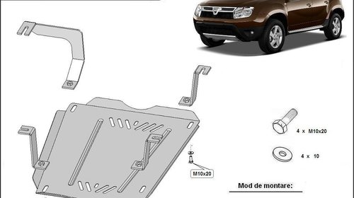 Scut metalic rezervor Dacia Duster dupa 2010