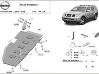 Scut metalic rezervor Nissan Pathfinder 2005-2014