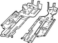 Scut metalic sub caroserie JEEP CHEROKEE 14-19 cod origine 68264961AB / 68264964AB