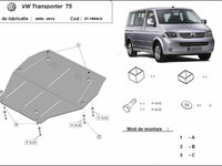 Scut motor aluminiu VW Transporter T5 2003-2015