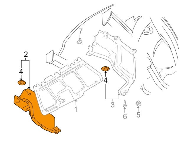 Scut Motor Dreapta Am Vag Seat Toledo 2 