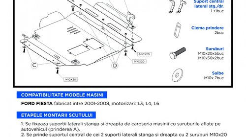 Scut Motor Ford Fiesta, Mazda 2