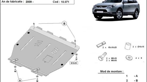 Scut Motor Hyundai ix55 , motorizare 2.0Crdi 