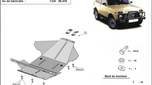 Scut Motor Lada Niva fabricat dupa 1993