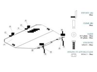 Scut motor metal plus accesorii Opel Astra H