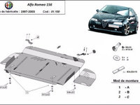 Scut motor metalic Alfa Romeo 156 1997-2003