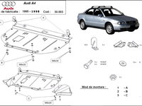 Scut motor metalic Audi A4 B5 1994-2001