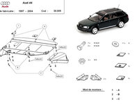 Scut motor metalic Audi A6 C5 1997-2004