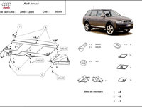 Scut motor metalic Audi Allroad C5 2000-2005