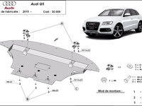 Scut motor metalic Audi Q5 2008-2017