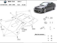 Scut motor metalic BMW Seria 3 E46 2000-2004