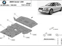 Scut motor metalic Bmw Seria 3 E46 Diesel 1998-2005