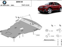 Scut motor metalic Bmw X6 E71 2008-2014