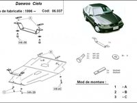 Scut motor metalic Daewoo Cielo