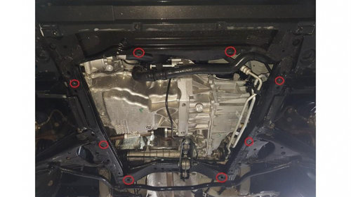 Scut motor metalic din aluminiu Dacia Dokker (2011->) [KE_] #5