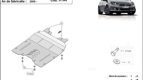 Scut motor metalic Fiat Bravo 2006