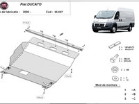 Scut motor metalic Fiat Ducato 2006-prezent