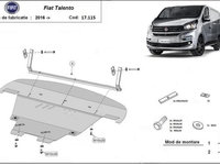 Scut motor metalic Fiat Talento 2016-2020