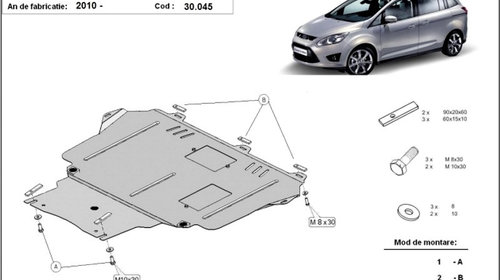 Scut motor metalic Ford C-Max 2010-2019