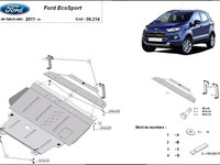 Scut motor metalic Ford Ecosport 2011-2017