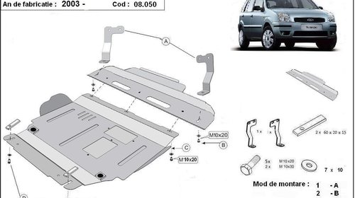 Scut motor metalic Ford Fusion