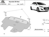 Scut motor metalic Hyundai I 30 II 2015-2017