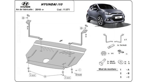 Scut motor metalic hyundai i10 Hyundai I10 (2013-2016)[IA] #5