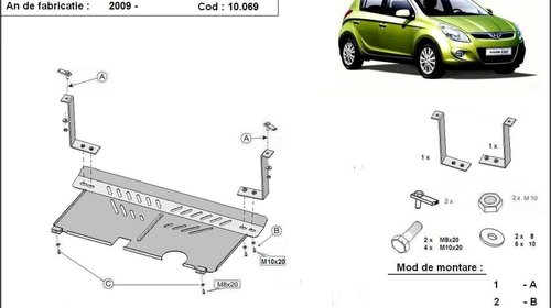 Scut Motor metalic Hyundai I20