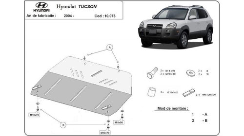 Scut motor metalic Hyundai Tucson (2004-2010)[JM] #5