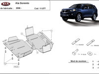 Scut motor metalic Kia Sorento 2006-2009