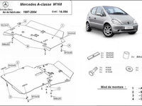 Scut motor metalic Mercedes A-Class W168 1997-2004