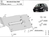 Scut motor metalic Mercedes B-Class W245 2005-2011