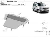 Scut motor metalic Mercedes Citan W415 2012-2021