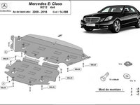 Scut motor metalic Mercedes E-Class W212, 4x4 2009-2016