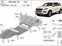 Scut motor metalic Mercedes ML W164 2005-2011