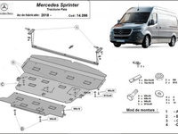Scut motor metalic Mercedes Sprinter Tractiune Fata 2018-prezent