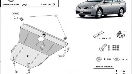 Scut motor metalic Nissan Primera P12