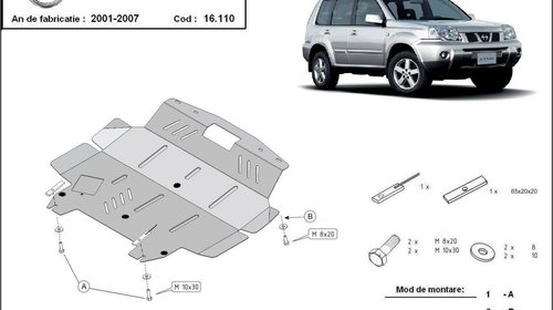 Scut motor metalic Nissan X-Trail 2001 - 2007