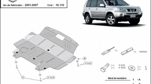 Scut motor metalic Nissan X-Trail T30 2001-20