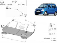 Scut motor metalic Opel Agila 2000-2008