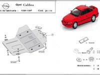 Scut motor metalic Opel Calibra 1989-1997