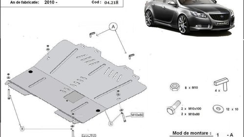 Scut motor metalic Opel Insignia dupa 2010