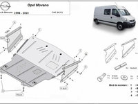 Scut motor metalic Opel Movano 1998-2010