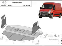 Scut motor metalic Opel Movano 2010-2020