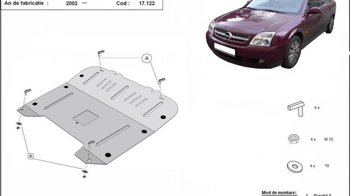 Scut motor metalic Opel Vectra C dupa 2002